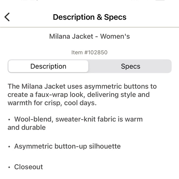Prana Milana wool jacket - Picture 2 of 10